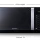 Samsung GE86N-B forno a microonde Nero 23 L 1250 W 3