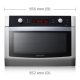 Samsung CP1370E-WX forno a microonde Bianco Da incasso 36 L 900 W 6