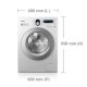 Samsung WF9804LWV lavatrice Caricamento frontale Bianco 3