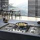 Miele KM 2354 Acciaio inox Da incasso 88 cm Gas 5 Fornello(i) 6