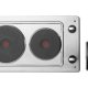 Hotpoint Ariston E320SKIX piano cottura Acciaio inox Da incasso Piastra sigillata 2 Fornello(i) 3