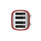 Smeg TSF03RDUK tostapane 4 4 fetta/e 2000 W Rosso 6