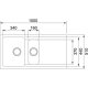 Franke Orion OID 651 Lavello montato su piano Rettangolare Tectonite 3