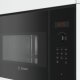 Bosch Serie 4 BFL553MB0B forno a microonde Nero Solo microonde Da incasso 25 L 900 W 5