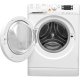 Indesit XWDE 1071681X W UK lavasciuga Libera installazione Caricamento frontale Bianco 3