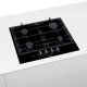 Bosch Serie 6 PCP6A6B90 piano cottura Nero Da incasso 60 cm Gas 4 Fornello(i) 7