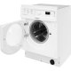 Hotpoint Ariston BI WDHL 7128 UK lavasciuga Da incasso Caricamento frontale Bianco 4