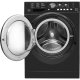 Hotpoint Ariston FDL 9640K UK lavasciuga Libera installazione Caricamento frontale Nero 4