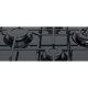 Hotpoint Ariston PCN 642 T/H(BK) piano cottura Nero Da incasso 59 cm Gas 4 Fornello(i) 4