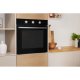 Indesit IFW 6330 BL UK forno 66 L Nero, Acciaio inox 7