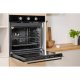 Indesit IFW 6330 BL UK forno 66 L Nero, Acciaio inox 8