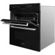 Indesit IDU 6340 BL forno 96 L 5100 W Nero, Acciaio inox 4