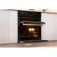 Indesit IDU 6340 BL forno 96 L 5100 W Nero, Acciaio inox 10