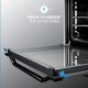 Indesit IS5E4KHW/UK cucina Elettrico Nero, Bianco 3