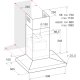 Hotpoint Ariston PHC6.7FLBIX Cappa aspirante a parete Acciaio inox 713 m³/h 11
