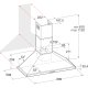 Hotpoint Ariston PHPN9.5FLMX Cappa aspirante a parete Acciaio inox 416 m³/h 6