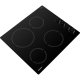Hotpoint Ariston HR 619 C H Nero Da incasso 58 cm Ceramica 4 Fornello(i) 4