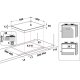 Hotpoint Ariston PAN 642 IX/H Nero, Acciaio inox Da incasso 58 cm Gas 4 Fornello(i) 8