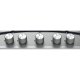 Hotpoint Ariston PCN 752 U/IX/H piano cottura Nero, Acciaio inox Da incasso 73 cm Gas 5 Fornello(i) 3