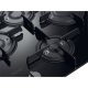 Hotpoint Ariston FTGHG 641 D/H(BK) Nero Da incasso 60 cm Gas 4 Fornello(i) 8