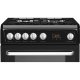 Hotpoint Ariston HARG60K cucina Gas Nero 4