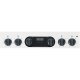 Hotpoint Ariston HD5V93CCW/UK Cucina A Elettrico Ceramica Nero, Bianco 7