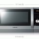 Samsung CE117A-S Argento 32 L 900 W 3