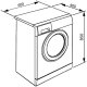 Smeg SWM840 lavatrice Caricamento frontale 5 kg 800 Giri/min Bianco 3