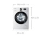 Samsung WF8704FPA lavatrice Caricamento frontale Bianco 3