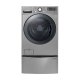 LG F2K2CHK2T/F70E1UDNK1 lavatrice Caricamento frontale 17 kg 1100 Giri/min Metallico 3