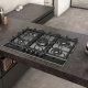 Neff T27DA69N0 piano cottura Acciaio inox Da incasso 75 cm Gas 5 Fornello(i) 6