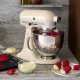 KitchenAid 5KSM175PSBAC sbattitore Sbattitore con base 330 W Crema, Acciaio inox 5