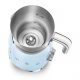Smeg MFF01PBUK montalatte e scaldalatte Automatico Blu, Acciaio inox 6