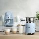 Smeg MFF01PBUK montalatte e scaldalatte Automatico Blu, Acciaio inox 10