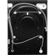 Hotpoint Ariston FDD 9640K UK lavasciuga Libera installazione Caricamento frontale Nero 13