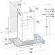 Hotpoint Ariston PHFG6.4FLMX Cappa aspirante a parete Acciaio inox 432 m³/h 6