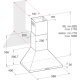 Hotpoint Ariston PHPC6.5FLMX Cappa aspirante a parete Bianco 416 m³/h 6