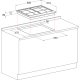 Hotpoint Ariston PCN 641 IX/H Nero, Grigio Da incasso 59 cm Gas 4 Fornello(i) 5