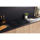 Hotpoint Ariston CIA 640 C piano cottura Nero Da incasso 59 cm Piano cottura a induzione 4 Fornello(i) 7