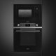 Smeg FMI120N2 forno a microonde Nero Microonde con grill Da incasso 20 L 800 W 3
