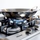 Miele KM 2032 Acciaio inox Da incasso 75 cm Gas 5 Fornello(i) 8