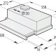 Gorenje TH62E3X Semintegrato (semincassato) Acciaio inox 350 m³/h 9