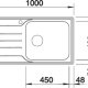 BLANCO MEDIAN XL 6 S Lavello montato su piano Rettangolare Acciaio inox 3