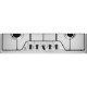 Electrolux KGS7534XX Acciaio inox Da incasso 74 cm Gas 5 Fornello(i) 3