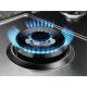 Electrolux KGS7534XX Acciaio inox Da incasso 74 cm Gas 5 Fornello(i) 8