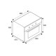 Bertazzoni La Germania F980LAGGKXT forno 99 L 60 W Acciaio inox 3
