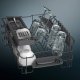 Siemens iQ100 SR61HX12KE lavastoviglie A scomparsa totale 9 coperti E 6