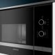 Siemens iQ300 BF520LMR0 forno a microonde Nero, Acciaio inox Solo microonde Da incasso 20 L 800 W 3