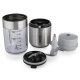 Princess 221080 tritaverdure elettrico 0,5 L 350 W Nero, Acciaio inox, Trasparente 5