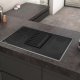 Neff T18BD3AN0 piano cottura Nero, Acciaio inox Da incasso 80 cm Ceramica 4 Fornello(i) Cappa da incasso 4
